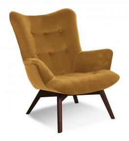 Кресло Antreve Angel Желтый / Орех, фото