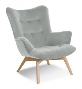 Кресло Antreve Angel Светло серый / Дуб, фото