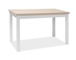 Стіл SIGNAL Adam 100x60 дуб сонома / білий мат, фото