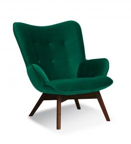 Крісло Atreve Cherub Зелений / Горіх, фото