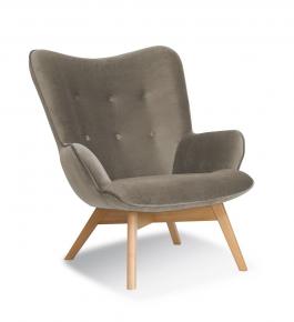 Крісло Atreve Cherub бежевий / дуб, фото