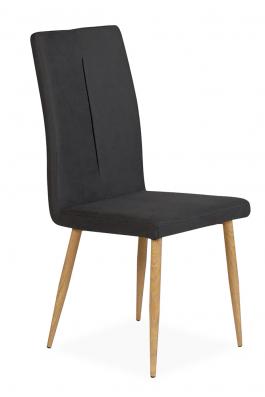 Стілець Atreve Aura Темно сірий / Бук, фото