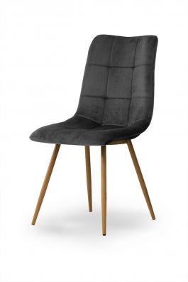 Стілець Atreve Ben Темно сірий / дуб, фото