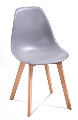 Стілець Atreve Edi Світло сірий / Бук, фото