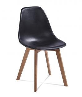 Стілець Atreve Edi чорний / Бук, фото