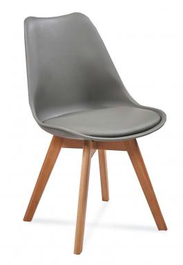 Стілець Atreve Fiord Темно сірий / Бук, фото