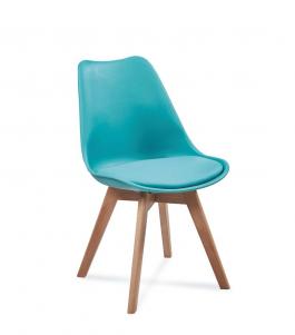 Стілець Atreve Fiord Голубий / Бук, фото