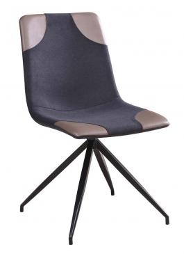 Стілець Atreve Lars Темно сірий / чорний, фото