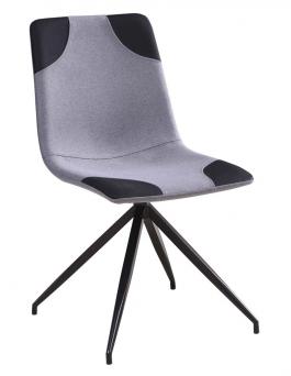 Стілець Atreve Lars Світло сірий / чорний, фото
