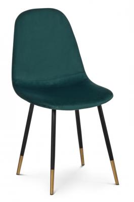 Стілець Atreve Viktor Зелений / чорний / Золотий, фото