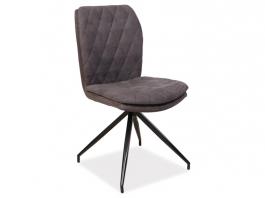 Стілець SIGNAL Borneo Сірий / чорний, фото