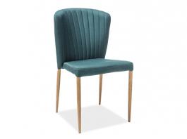 Стул Signal Polly Зеленый / Дуб, фото