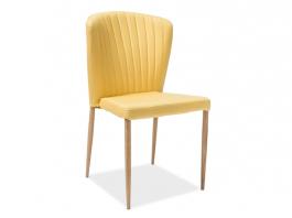 Стул Signal Polly Желтый / Дуб, фото