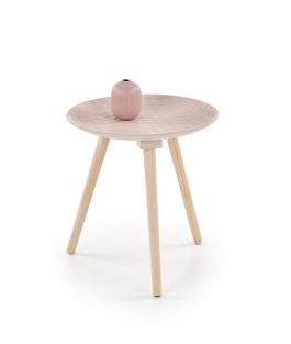 Журнальный стол HALMAR BINGO Светло розовый, фото