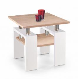 Журнальний стіл HALMAR DIANA H MDF KWADRAT дуб сонома / білий, фото