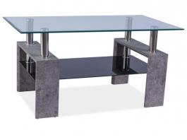 Журнальний столик SIGNAL LISA II Сірий камінь, фото