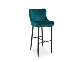 Барный стул Signal Colin B H-1 Velvet зеленый, фото