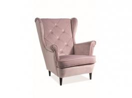 Крісло SIGNAL Lady Velvet Рожевий, фото