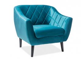 Крісло SIGNAL Molly Бірюзовий, фото