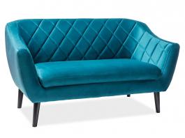 Диван SIGNAL Molly Velvet 2 Бірюзовий, фото