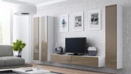 Стінка CAMA VIGO 1 білий/Латте глянець, фото