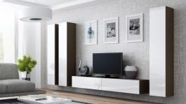 Стенка CAMA VIGO 1 Латте/Белый глянец, фото