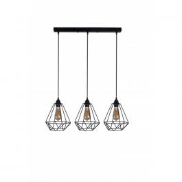 Люстра Melbi Diamond S 3L black, 3xE27, фото