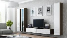 Стенка CAMA VIGO 2 Латте/Белый глянец, фото