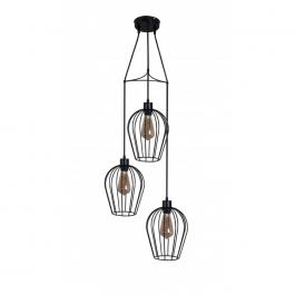 Люстра Melbi Pera S 3R black, 3xE27, фото