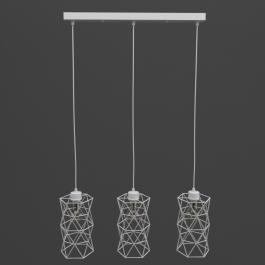 Люстра Melbi Tower 3L white 3xE27, фото