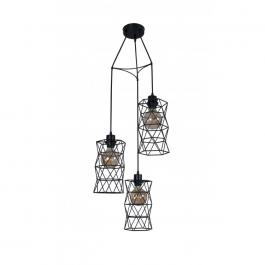 Люстра Melbi Tower 3R black, 3xE27, фото