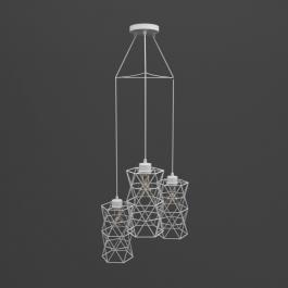 Люстра Melbi Tower 3R white, 3xE27, фото