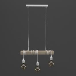 Люстра Melbi Timber 3L white, 3xE27, фото