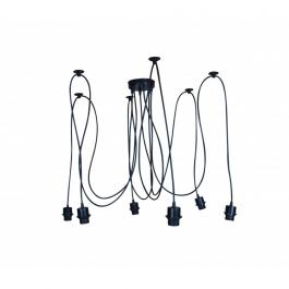 Люстра Melbi SP base black, 6xE27, фото