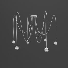 Люстра Melbi SP base white, 6xE27, фото