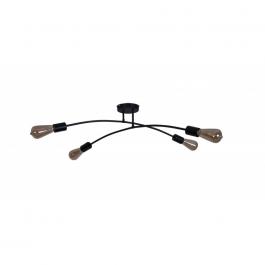 Люстра Melbi Tuberia D 2P black, 4xE27, фото