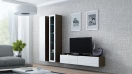 Стінка CAMA VIGO 10 Латте/білий глянець, фото