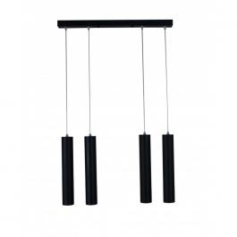 Люстра Melbi Tubo 4L black, 3xGU10, фото