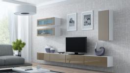 Стінка CAMA VIGO 11 білий/Латте глянець, фото