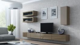 Стінка CAMA VIGO 11 Латте/Латте глянець, фото