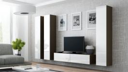 Стенка CAMA VIGO 14 Латте/Белый глянец, фото