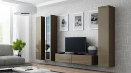 Стенка CAMA VIGO 15 Латте/Латте глянец, фото