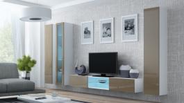 Стенка CAMA VIGO 17 Белый/Латте глянец, фото