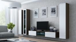 Стінка CAMA VIGO 17 Латте/білий глянець, фото