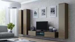 Стенка CAMA VIGO 18 Латте/Латте глянец, фото