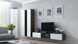 Стінка CAMA VIGO 19 Латте/білий глянець, фото