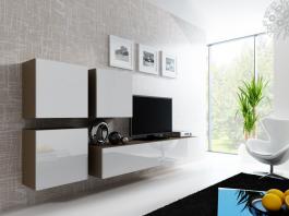 Стінка CAMA VIGO 23 Латте/білий глянець, фото