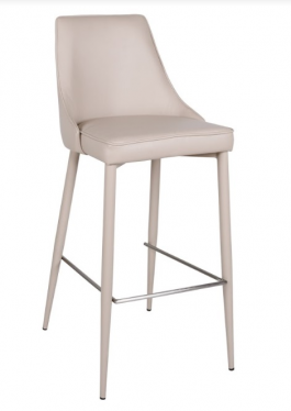 Стул барный Nicolas 993B латте Berlin, фото