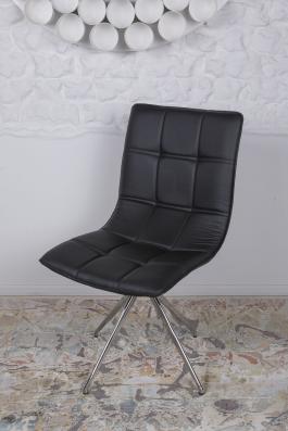 Стул Nicolas 1301A черный Preston, фото