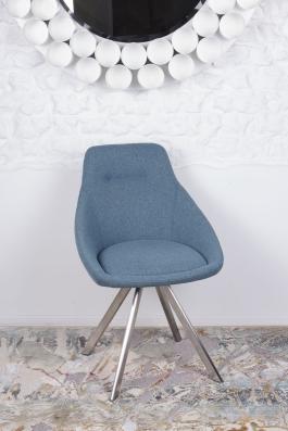 Стул Nicolas F-246 поворотный синий Toledo, фото